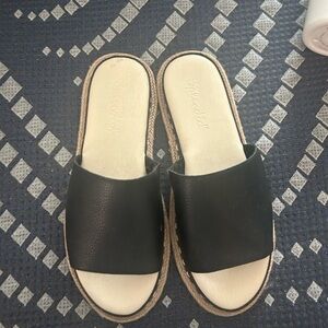 Splendid Black Slide Sandals for Women